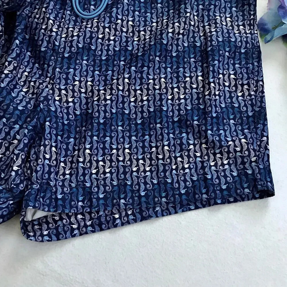 Lands' End NWOT Seahorse Volley Swim Trunk Men XL (40-42) - Picture 5 of 12